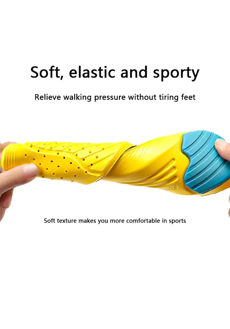 Memory Foam Einlegesohlen Sport Zwischensohle Schweißabsorbierende Einlegesohlen Sneaker Einsatz Atmungsaktive Desodorierung Einlegesohle Schuhzubehör 1 Paar – Detail 2