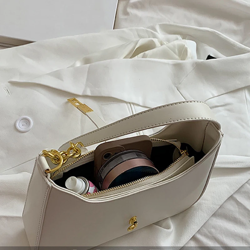 Top Quality Purses and Handbags Designer PU Leather Shoulder Bag Crossbody Bags For Women Straps Underarm Bag