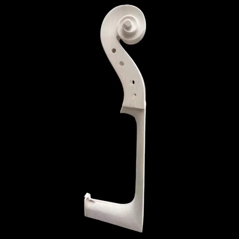 Violin Neck Head Unfinished Cello Neck 4/4 3/4 1/2 1/4 head Scroll Maple Full size Unvarnished DIY Cello parts