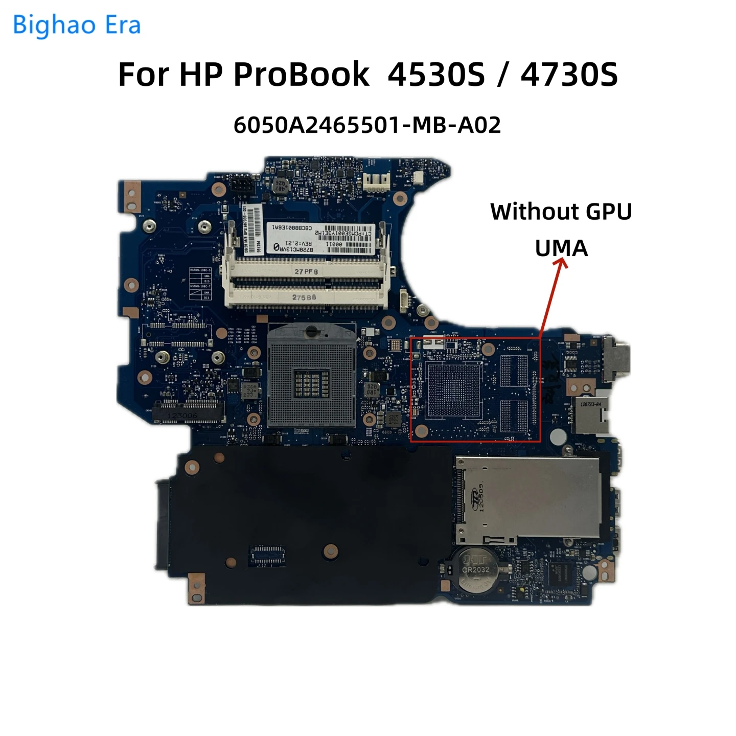 Placa-mãe para Laptop para hp Probook hp 4530s Hd6490m 512mb Gpu 6050a2465501-mb-a02 670794001 670795-001 658343-001