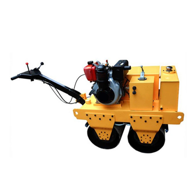 

Mini Double Drum Vibratory Road Roller Cement Pavement Leveling Equipment Asophalt Gruond Surface Vibrating Rolling Machine