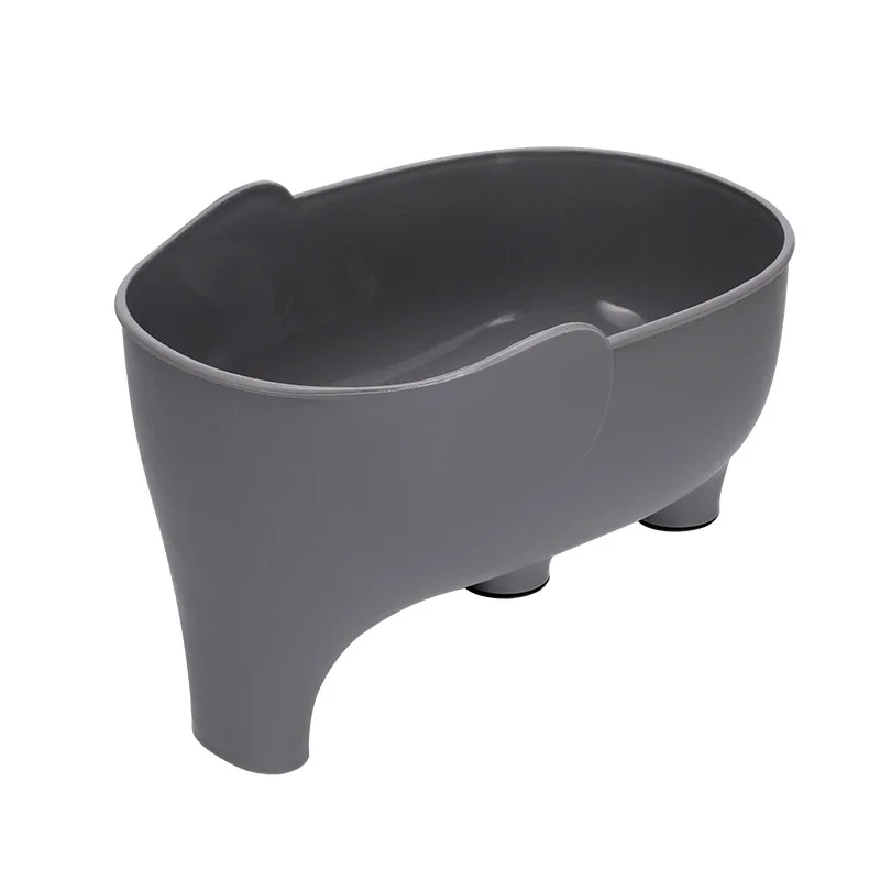 1PC Elephant Shaped Plastic Multi-purpose Kitchen Storage Drain Basket Household Fruit & Vegetable Basket