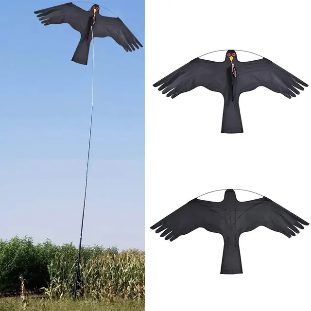 2022 Farm Madarak Ijesztő Hawk Repülõ Sárkány Szimulált Hawks Fluelflivective Ijesztõ Szélenergia Professzionális Galamb Scarer Készülék - Image 2