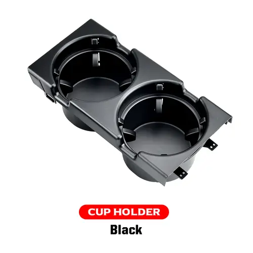 New Double Hole Car Styling Front Center Console Storage Box Coin + Cup Holder For Bmw 3 Series E46 323i 318I 98-06 51168217953 - Image 11