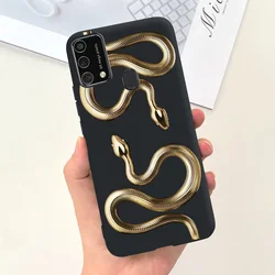 Custodia per telefono in silicone con cartone di un adorabile anatra gialla e gatto