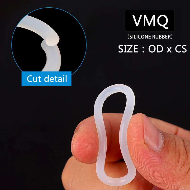 PCP Paintball Sealing O Rings 150PCS White Silicone Replacements OD 6mm-30mm CS 1.5mm 1.9mm 2.4mm 3.1mm BG040-059-060-061-062