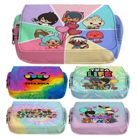 Toca Life World Pencil Case Toca Game School Pencil Box Gift Boys Girls Pencil Bag School Supplies Stationery 1