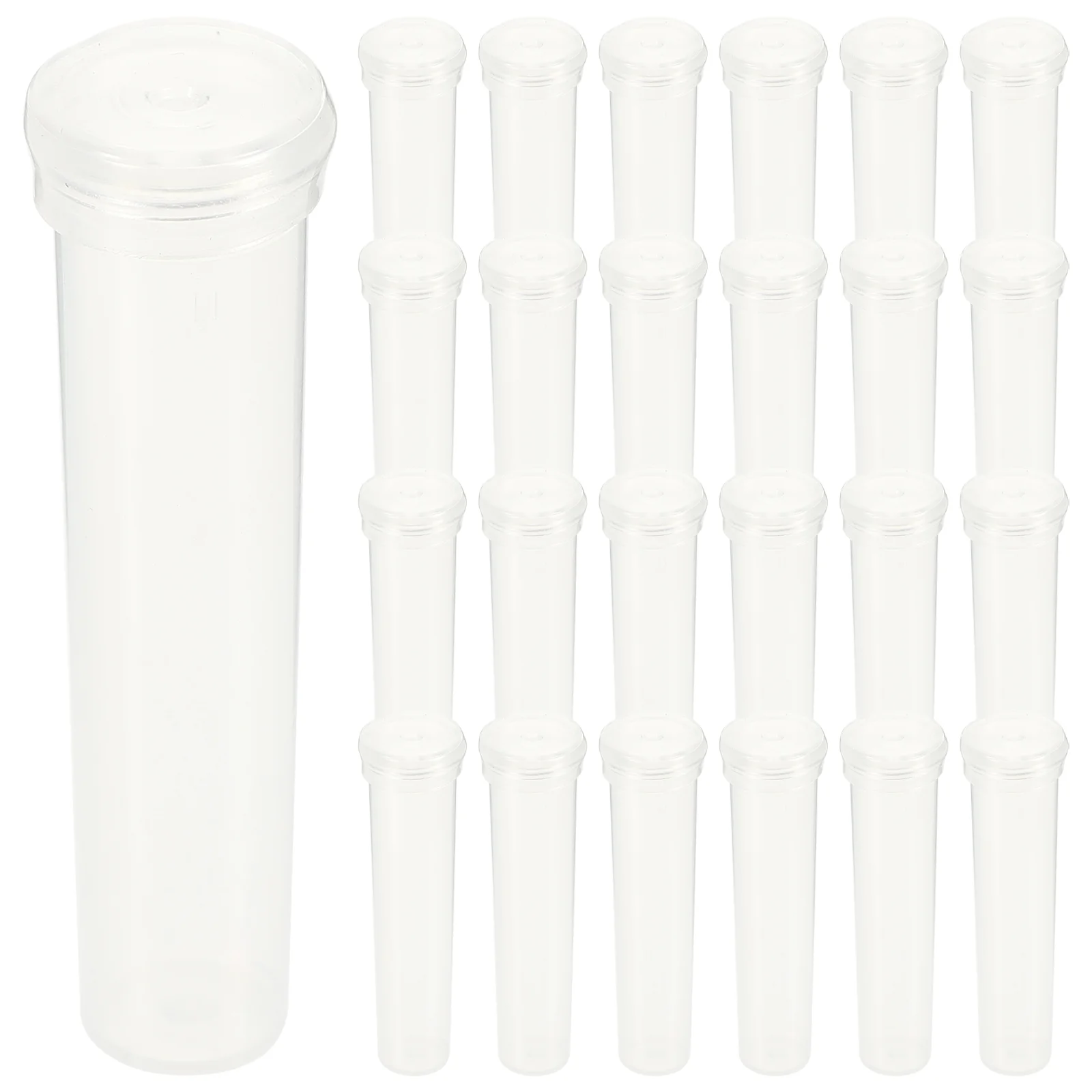 

25/50/100/200pcs Nutrition Flower Plastic Tube Transparent Water Flower Tube Flower Water Container Florist Supplies