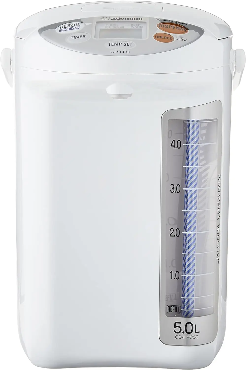 CD-LFC50 Panorama Window Micom Water Boiler and Warmer (169-ounce, 5.0-Liter, White)