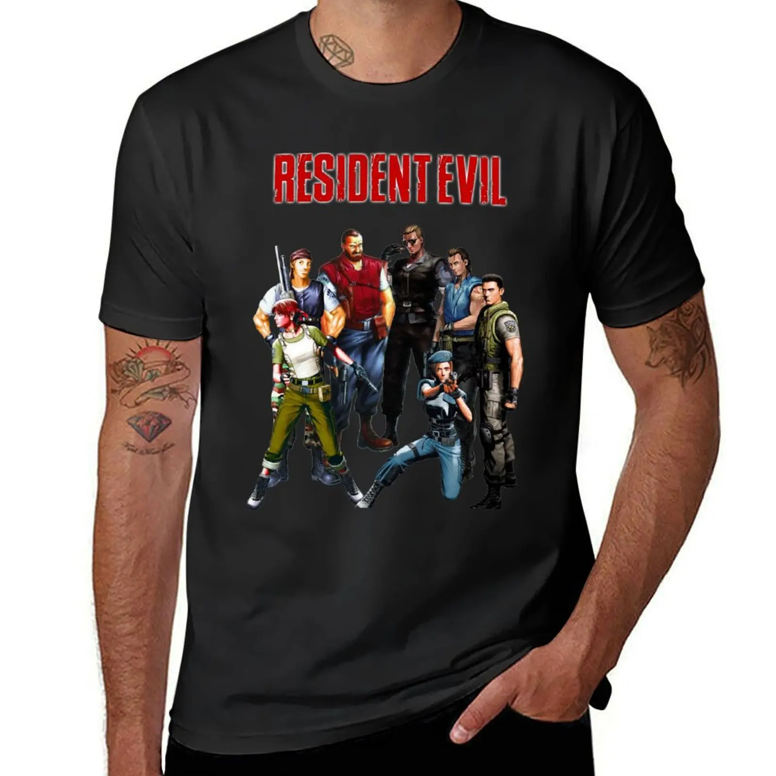 Se han escapado a la mansión, donde han pensado que era segura, pero... Camiseta de verano para hombre, tops de talla grande