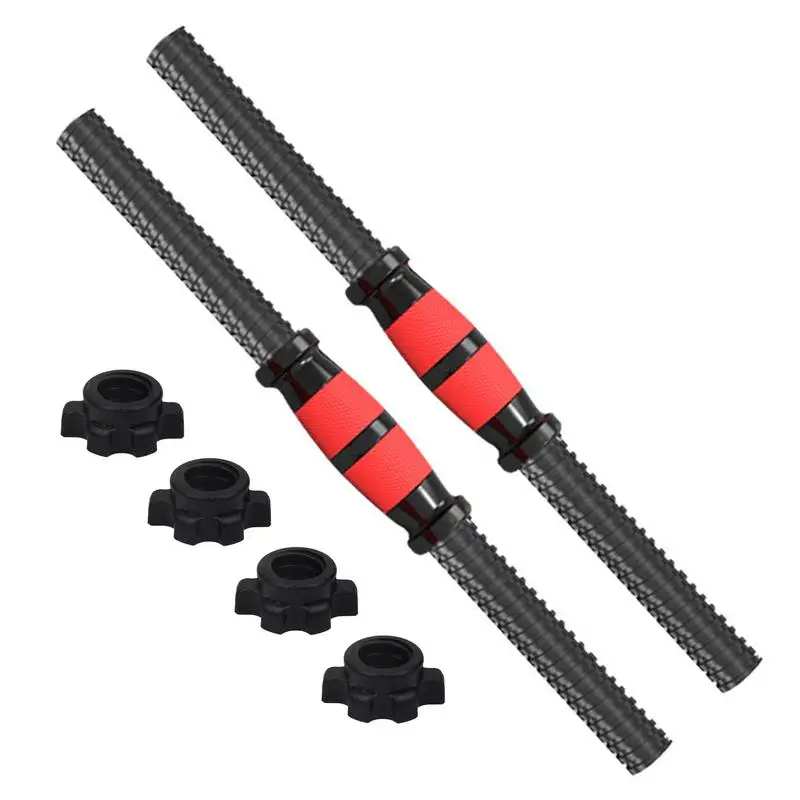 Dumbbell Bars Barbell Handle Dumbbell Bars For Workout Training Gym Weightlifting Training 2pcs dumbbell bars barbell bar