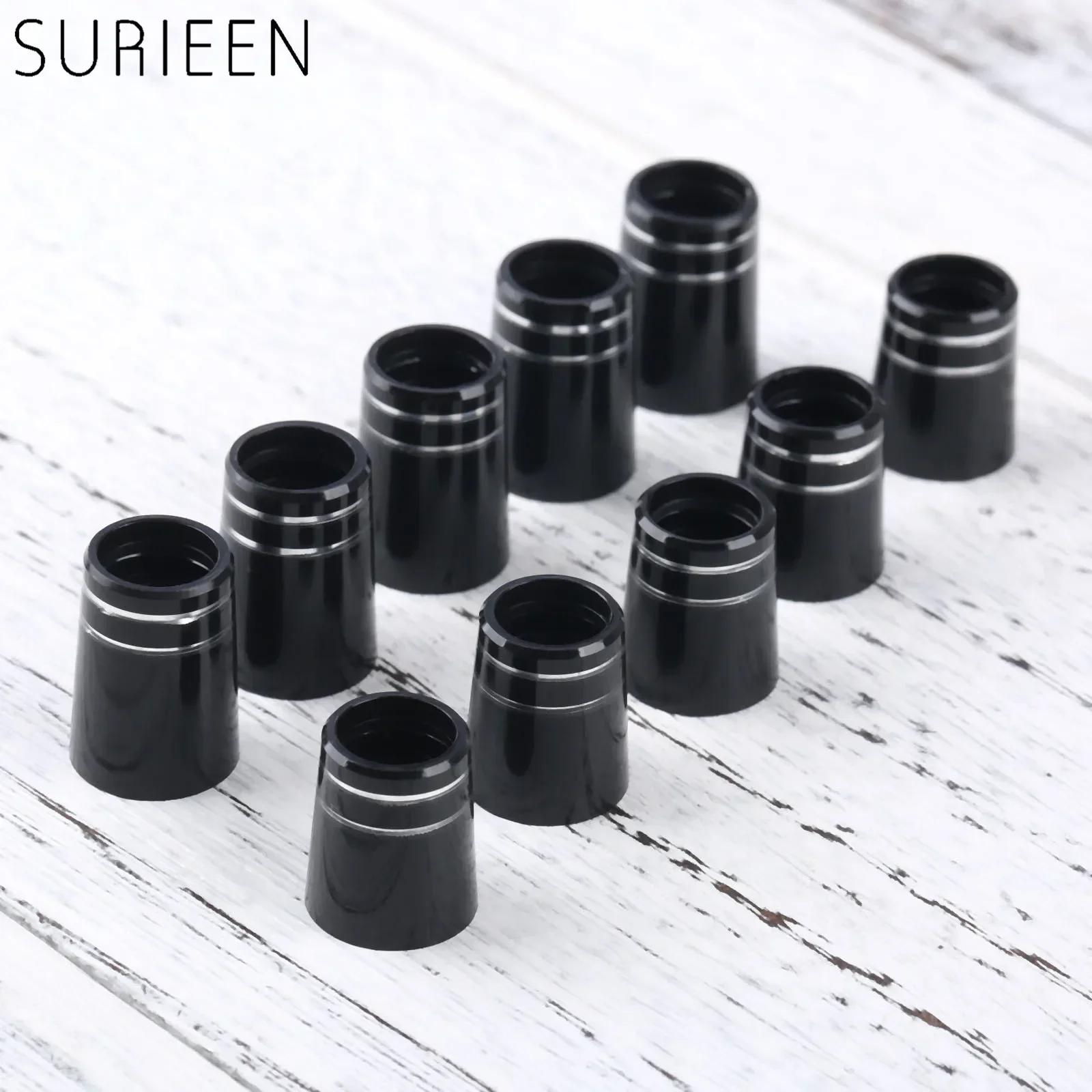 10pcs Plastic Golf Ferrules Double Ring Fit 0.350 Or 0.370 Tip Irons Shaft Club Shafts Sleeve Adapter Replacement 16mm/19mm golf ferrules