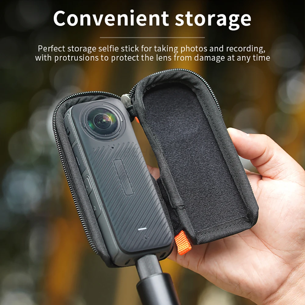 Insta360 X4 용 미니 보관 케이스, 긁힘 방지 휴대용 보관 가방, 스포츠 카메라 운반 가방