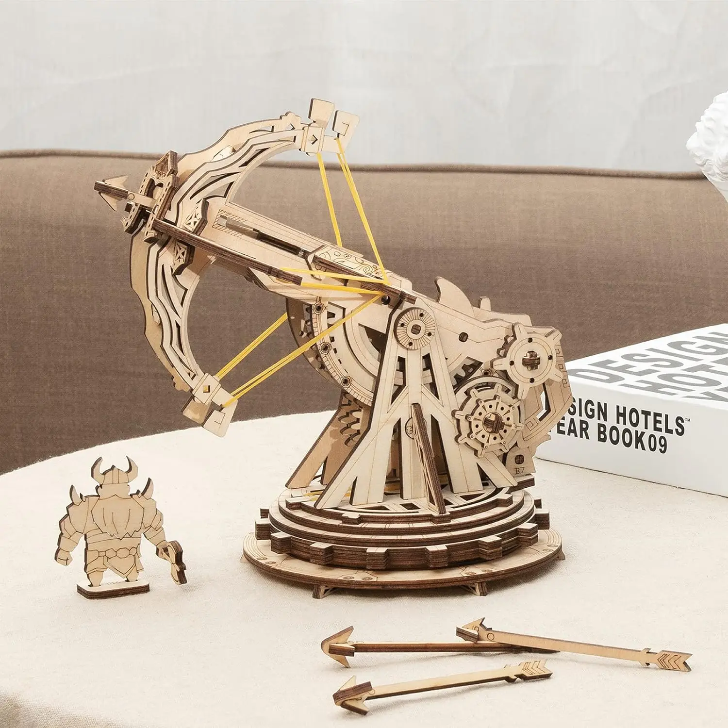 Robotime Rokr 3D Wooden Puzzle for Adults Teens Construction Model Kits for Adults to Build - Image 2