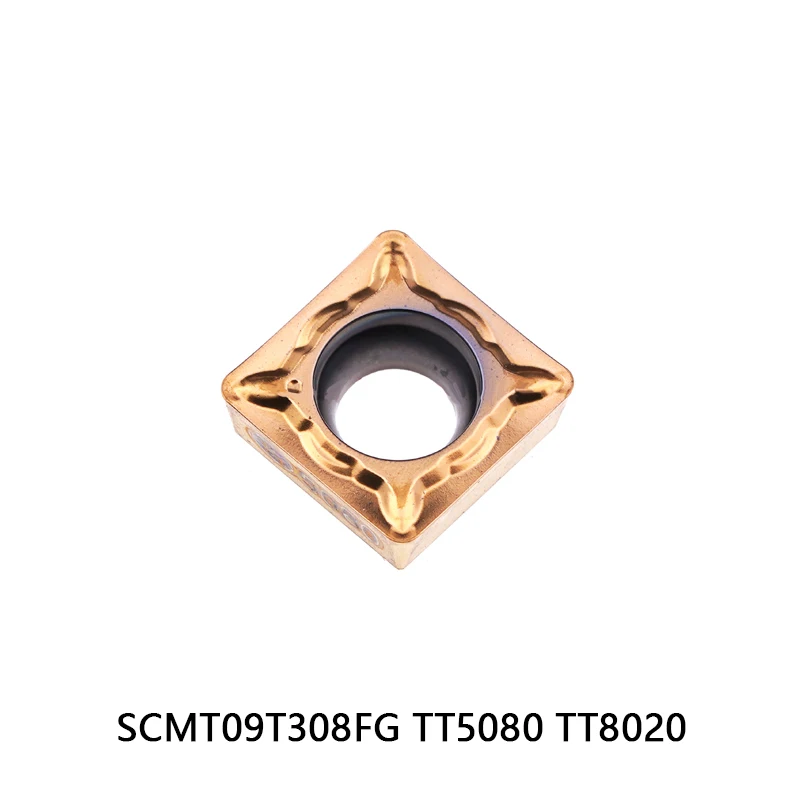 

Оригинальный CNC SCMT SCMT09T308FG TT5080 TT8020 09T308 SCMT09T308 твердосплавные вставки SCMT09T308-FG токарный станок резак инструменты токарная резка