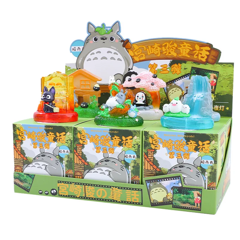 Neue Miyazaki Hayao Märchen Dritte Spielen Blind Box Lampe Desktop Ornamente Geburtstag Überraschung Handgemachte Urlaub Geschenke