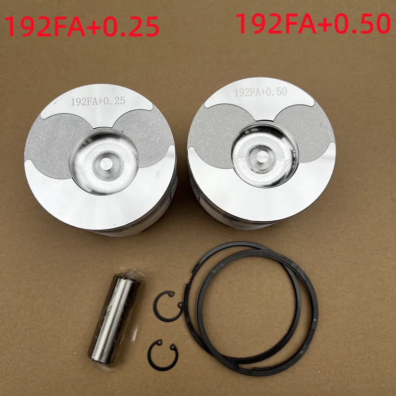

Piston ring pin kit 192FA+0.25 192FA+0.5 192FA enlarged 0.25 0.5 Single cylinder air-cooled diesel engine micro cultivator parts