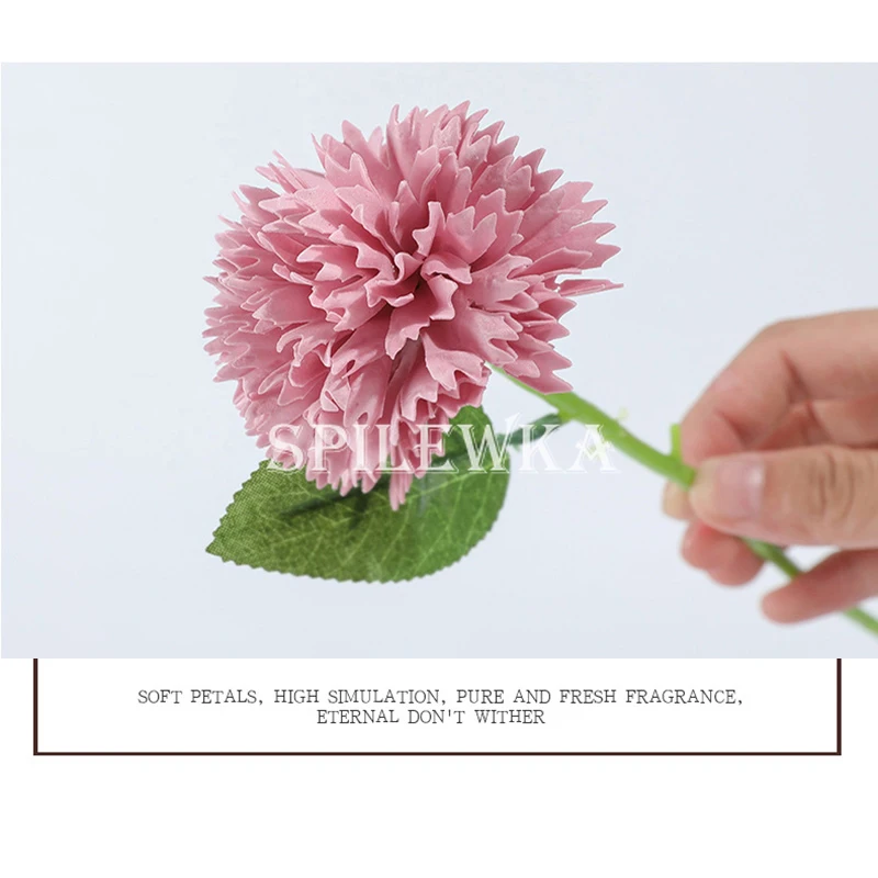 50Pcs Carnation Flowers Head for DIY Bouquet Craft-Long-Lasting Fragrant Artificial Blooms Valentine's/Mother's Day Home Decor 3