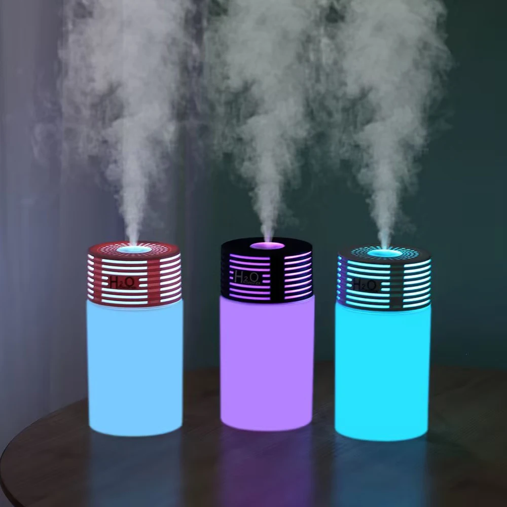 Three color variable car aromatherapy humidifier Portable and lightweight suitable for home car and outdoor use