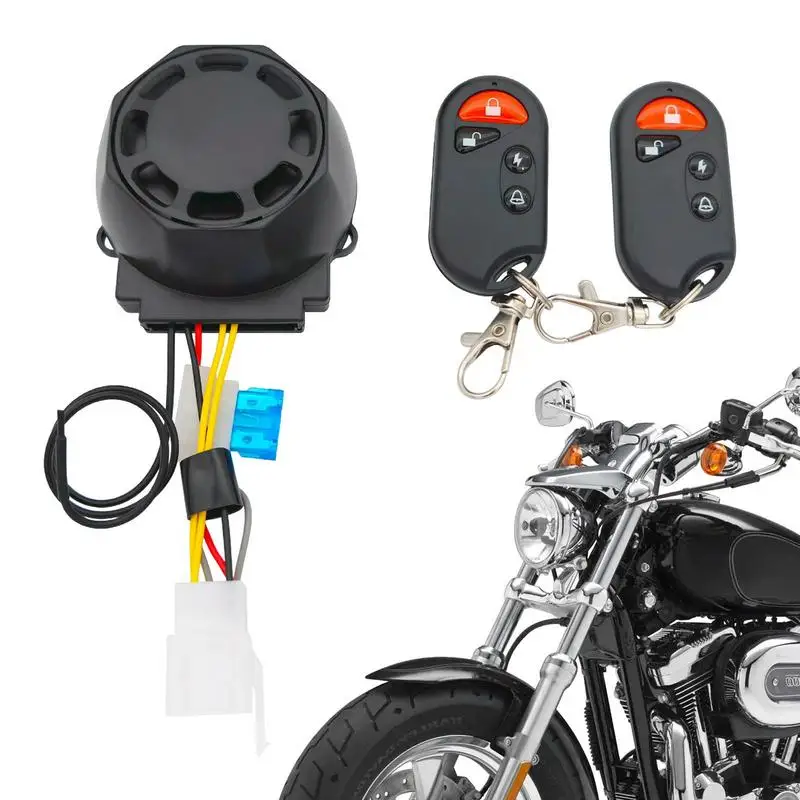 

Anti Theft Safety Alarm System 12V Remote Control Anti Theft Safety E Bike Scooter Waterproof Flash Wireless Remote Control