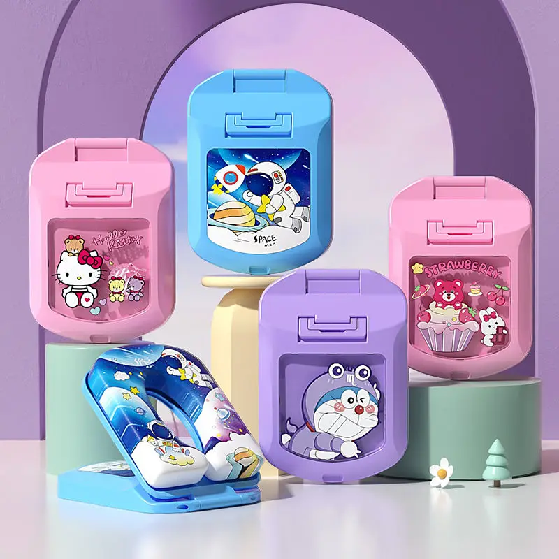 

Kawaii Sanrio Anime Hello Kitty Nap Pillow Cute Cartoon Kt Cat Students Siesta Ventilation Pillowcase Toys for Girls