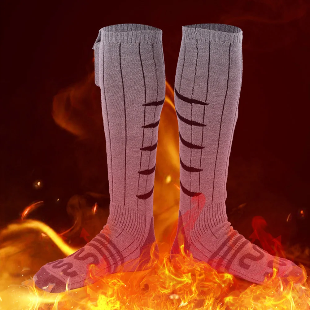 

Electric Heated Socks Cold-Proof Electric Heating Socks Fast Heating Warm Winter Socks Washable for Cycling Camping Skating