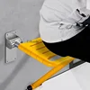 Portable bathroom chair, foldable bathroom interior wall seat, fixed bathroom furniture shower stool 6