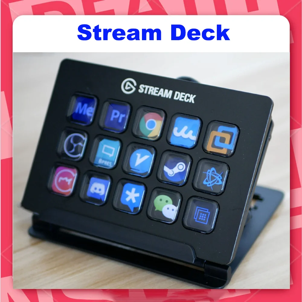 Elgato Stream Deck Studio Controller LCD Button 15-Key Stream Deck
