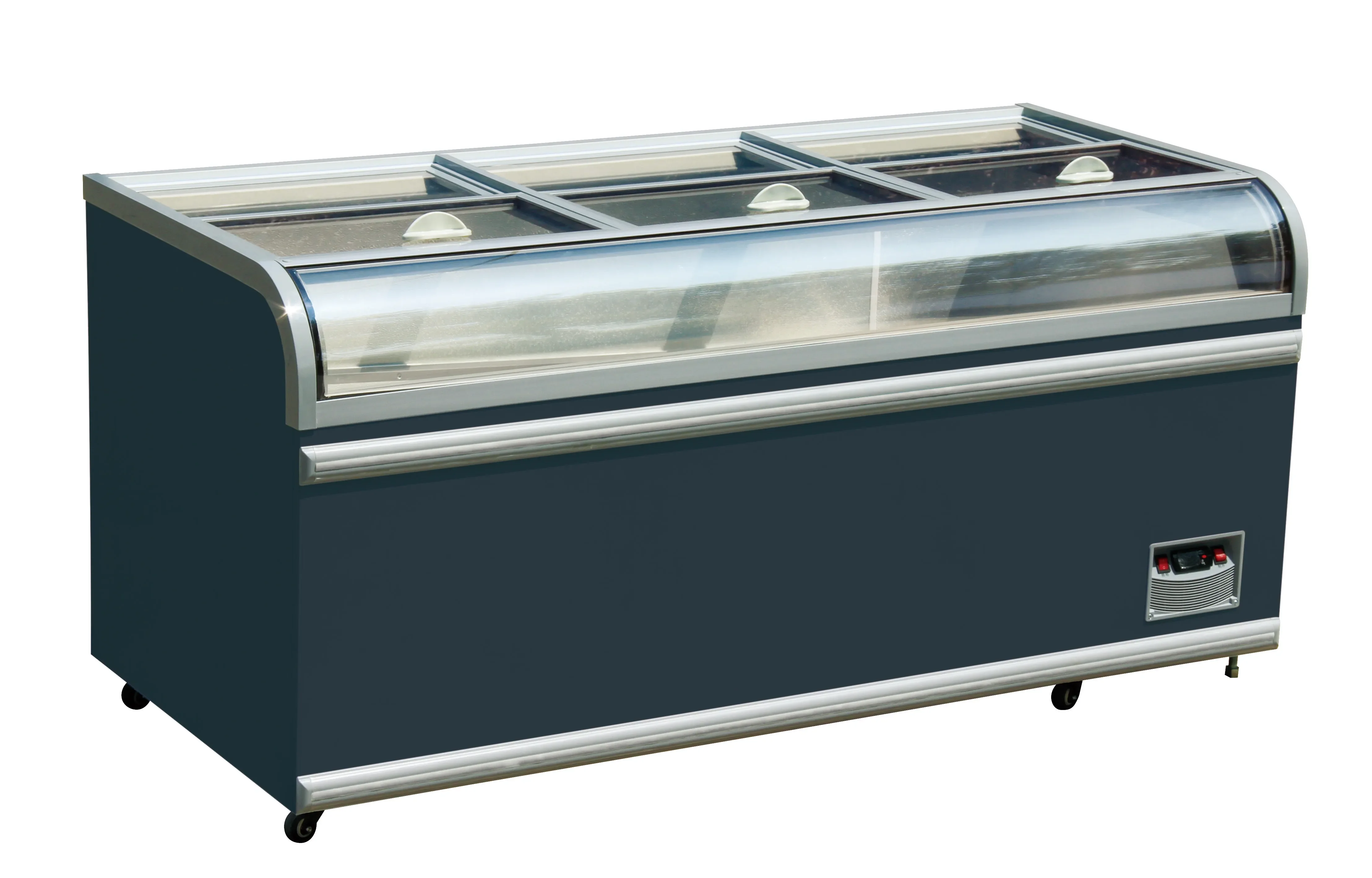 Commercial Horizontal Deep Chest Freezer Frozen Food Big Capacity Display Refrigeration Equipment For Supermarket - Image 2