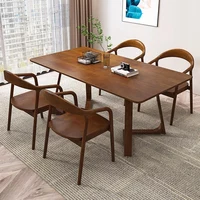 Table à manger en bois pour cuisine, console de salon, table à manger nordique moderne de luxe, table de designer portable, meubles de maison 2