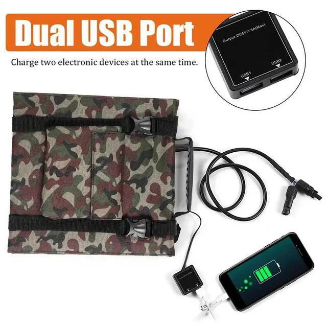 300W Foldable Solar Power Station Solar Panel Kit Complete MPPT Portable Generator Charger 18V for Car Boat Caravan Camping 3