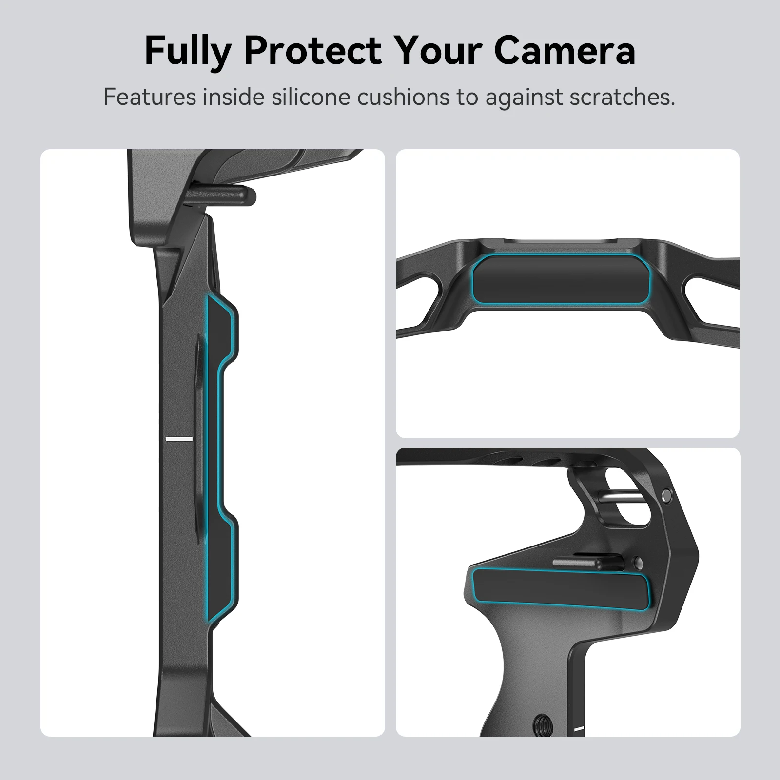 R5/R6 Camera Cage for Canon EOS R5 / R6 / R5C / R6 Mark II with BG-R10 Battery G