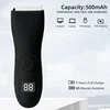 Electric Groin Hair Trimmer Body Groomer Shaver for Men Waterproof Wet/Dry Clippers Male Face Beard 3
