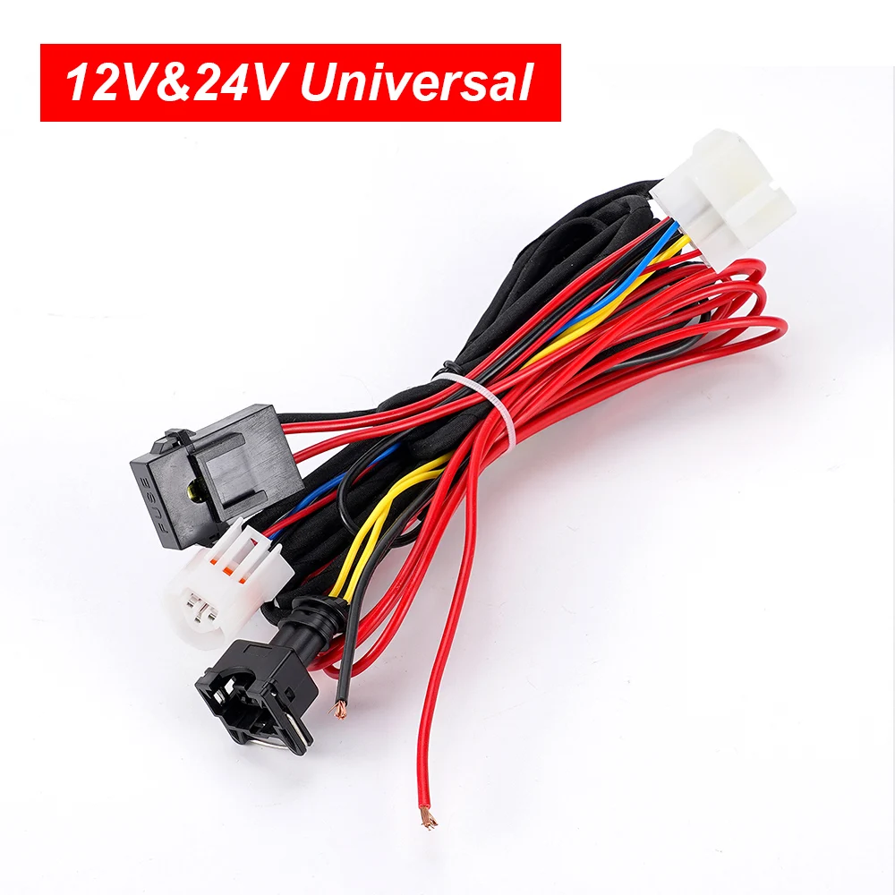 Air Diesel Heater Wiring harness Loom Power Cable Adapter Round For Car  Truck #