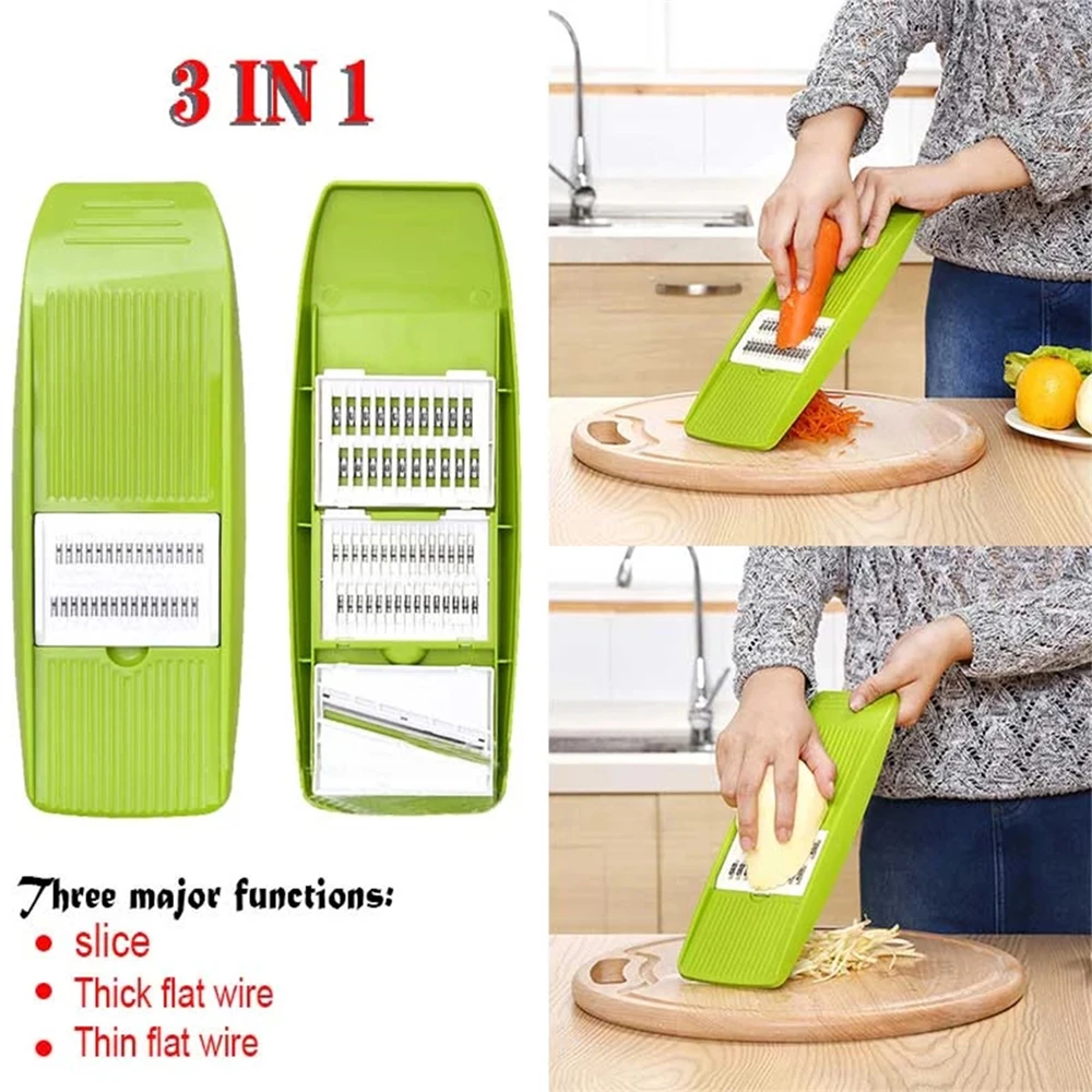 Description Picture 3 of itemGrater Vegetables Slicer Carrot Korean Cabbage Food Processors Manual Cutter Kitchen Accessories Supplies Useful Things for Home