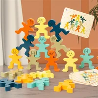 Children's small figure stacking high parent-child interactive game, balance building blocks, early education enlightenment toys 1