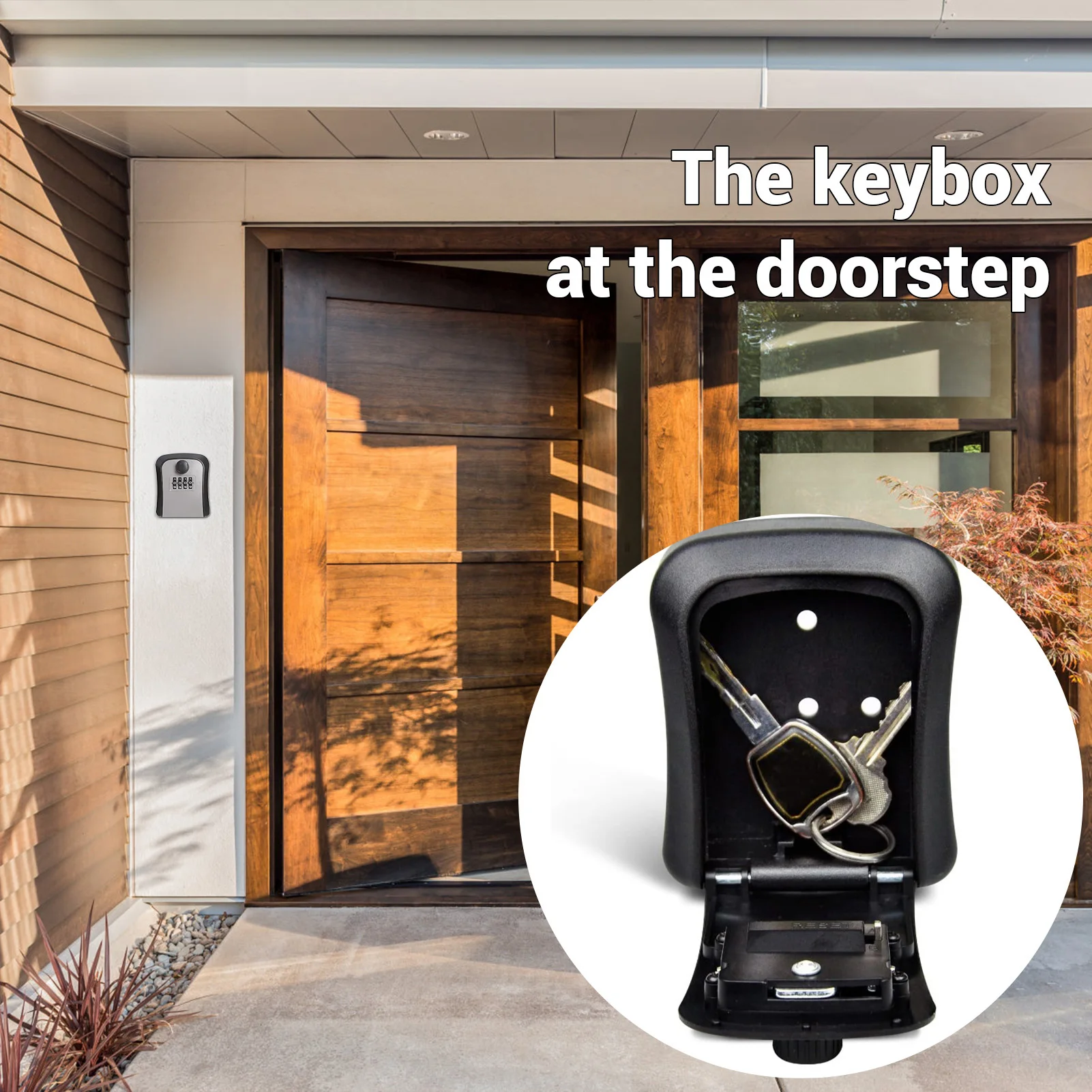 휴대용 조합 자물쇠 상자, 아파트 중개인 예비 열쇠 보관함, 가정 차고 학교에 적합