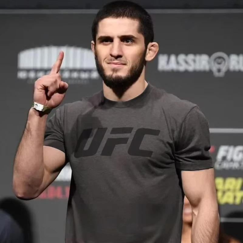 UFC Eagle Brand Makahoff American Print Short-Sleeved T-Shirt, a casual and fashionable style suitable for both men and women