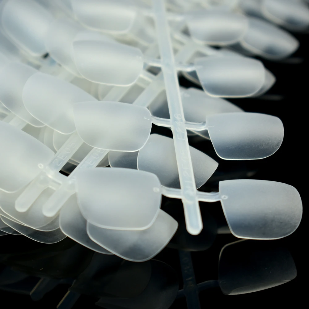 매우 부드럽고 얇은 DIY 가짜 손톱, 도매 네일 팁 10 키트, 네일 아트 매트, 240 개