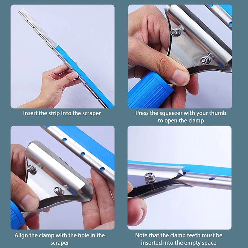 35CM Window Cleaning Combo Squeegee & Microfiber Window Washer 5