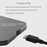 Силиконовая пылезащитная заглушка для Type C и IPhone Lightning, защита порта зарядки, защита от потери дизайна, пылезащитный колпачок, аксессуары для мобильных телефонов — изображение 4