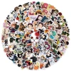 10/30/50/100PCS Mix Cartoon Anime Stickers Naruto Jujutsu Kaisen Attack On Titan Decals DIY Laptop Phone Car Sticker for Kid Toy 2