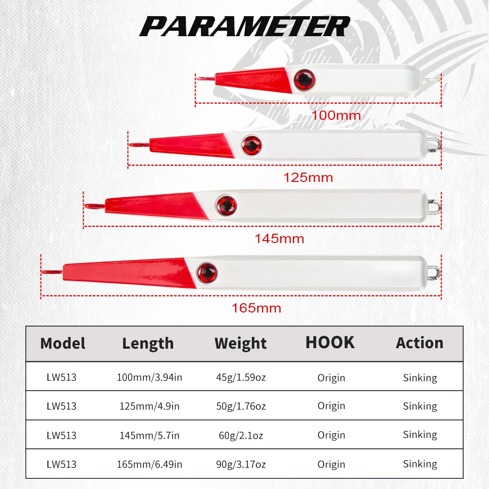Hunthouse Trolling Bleistift Angeln Locken 100mm 45g Sinking GT Lockt Künstliche Jerkbait Für Bass Bluefish Thunfisch 2020 Tackle – Detail 5