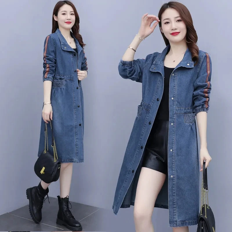 Purple Denim Jacket Autumn Spring New Casual Jean Jackets Women Long Sleeve  Oversized Single Breasted Jacket Basic Coats From Enterpriseclassic2,  $36.35