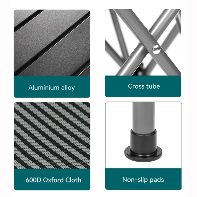 휴대와 보관이 간편한 Whotman 휴대용 캠핑 테이블 세트