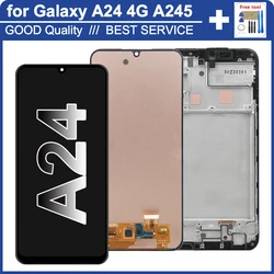 Tested AMOLED Display for Samsung Galaxy A24 4G LCD Display Touch Screen Digitizer for Samsung A24 Screen A245F Display Screen