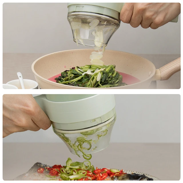 Vegetable Cutter - Manual Vegetable Chopper - Portable Slicer & Salad  Chopper - Space Saver Food Chopper - Compact Stainless Steel Onion Chopper  