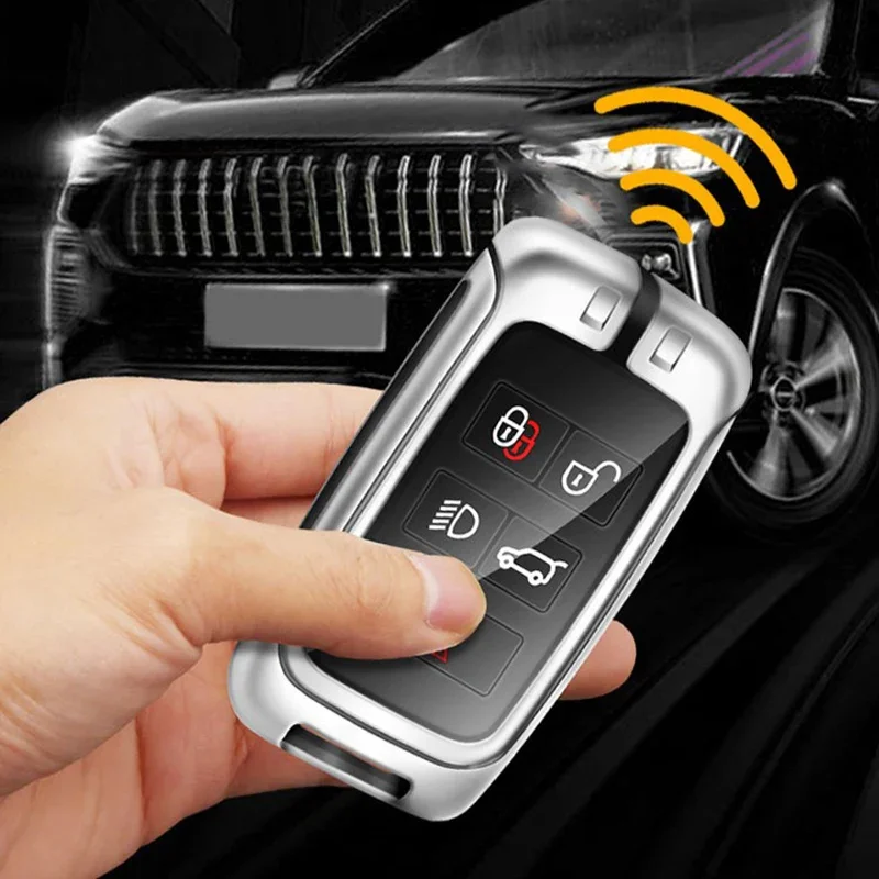 Zinc Alloy Car Key Bag Car Key Cover Accessories For Land Rover Defender