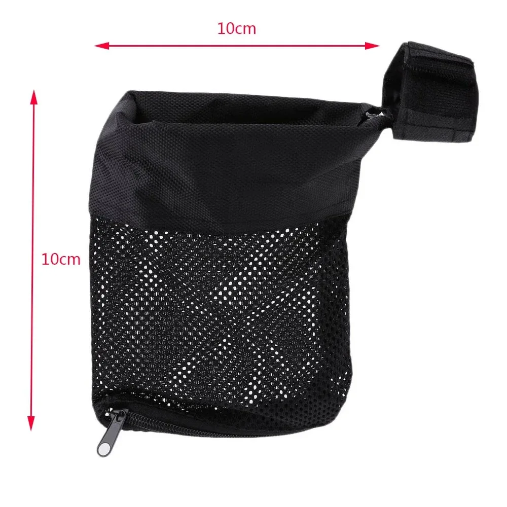 Hunting Bullet Shell Bag Ammo Brass Shell Catcher Mesh Trap Nylon Mesh Bag Capture Black Collection Bag Hunting Dump Pouch