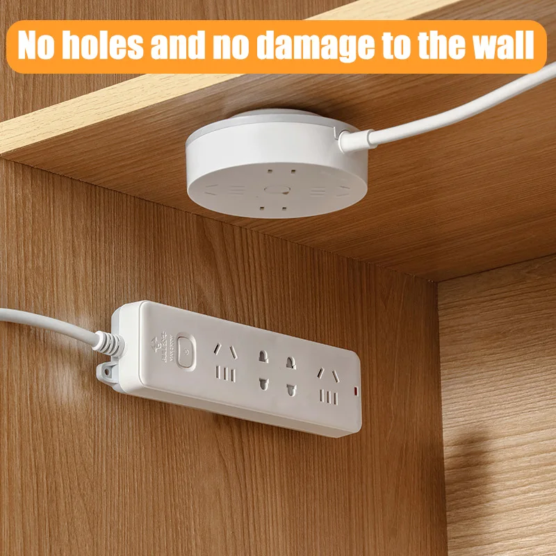 Electrical Sockets electrical power socket socket holder 3Pcs/set Self-Adhesive Desktop Socket Fixer Cable Organizer Wall Hanging Strip Hook Holder Plug-in Removable Wall-Mounted Hooks